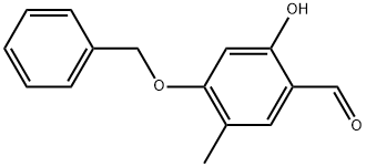 2-Hydroxy-5-methyl-4-(phenylmethoxy)benzaldehyde Structure