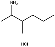 3-Methyl-2-hexanamine Hydrochloride Salt Structure