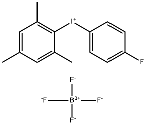 Iodonium, (4-fluorophenyl)(2,4,6-trimethylphenyl)-, tetrafluoroborate(1-) (1:1) Structure