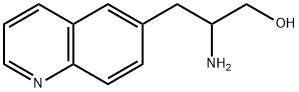 6-Quinolinepropanol, β-amino- Structure