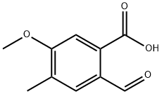 2-formyl-5-methoxy-4-methylbenzoic acid 구조식 이미지