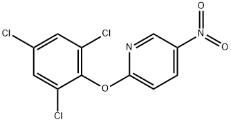 5-nitro-2-(2,4,6-trichlorophenoxy)pyridine Structure