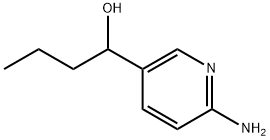 3-Pyridinemethanol, 6-amino-α-propyl- Structure