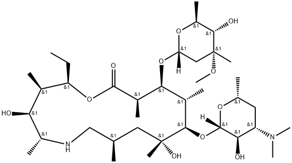 N-Desmethyl Azithromycin B Structure