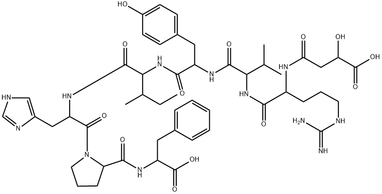 angiotensin II, 1-malyl- Structure