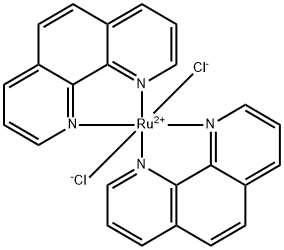 Ruthenium, dichlorobis(1,10-phenanthroline-N1,N10)- Structure