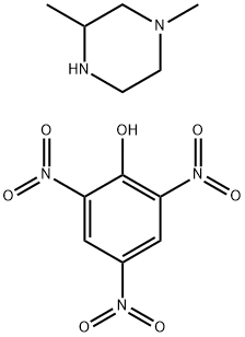 1,3-Dimethyl-piperazine picrate 구조식 이미지