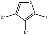 3,4-Dibromo-2-iodothiophene Structure