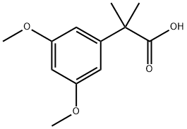 2-(3,5-dimethoxyphenyl)-2-methylpropanoic acid Structure