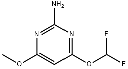 4-(Difluoromethoxy)-6-methoxypyrimidin-2-amine 구조식 이미지