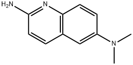 2,6-quinolinediamine, n6,n6-dimethyl- Structure