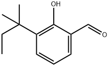 3-(1,1-Dimethylpropyl)-2-hydroxybenzaldehyde Structure