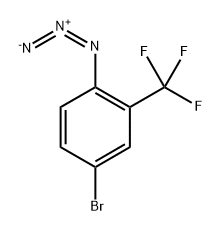 1-azido-4-bromo-2-(trifluoromethyl)benzene Structure