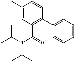 4-Methyl-N,N-bis(1-methylethyl)[1,1'-biphenyl]-2-carboxamide Structure