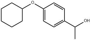 4-(Cyclohexyloxy)-α-methylbenzenemethanol Structure