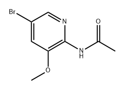 N-(5-bromo-3-methoxypyridin-2-yl)acetamide Structure