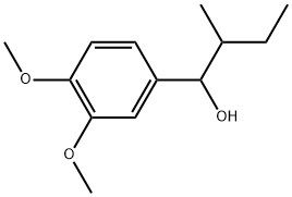 3,4-Dimethoxy-α-(1-methylpropyl)benzenemethanol Structure