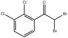 2,2-Dibromo-1-(2,3-dichlorophenyl)ethanone Structure