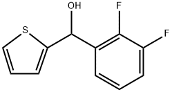 (2,3-difluorophenyl)(thiophen-2-yl)methanol Structure