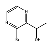 2-Pyrazinemethanol, 3-bromo-α-methyl- Structure