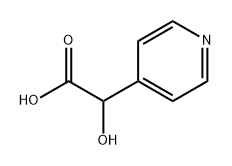 4-Pyridineacetic acid, α-hydroxy- Structure