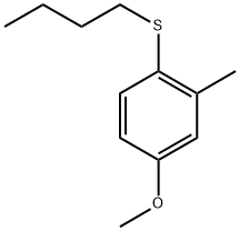 butyl(4-methoxy-2-methylphenyl)sulfane Structure