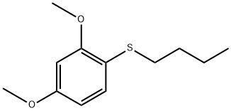 butyl(2,4-dimethoxyphenyl)sulfane Structure