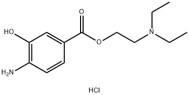 2-(Diethylamino)ethyl 4-Amino-3-hydroxybenzoate Hydrochloride Structure