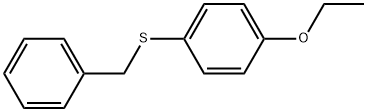 1-Ethoxy-4-[(phenylmethyl)thio]benzene Structure