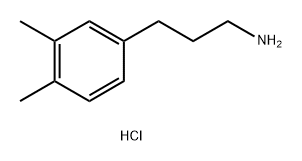 3-(3,4-dimethylphenyl)propan-1-amine
hydrochloride Structure