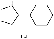 2-cyclohexylpyrrolidine hydrochloride Structure