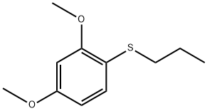 (2,4-dimethoxyphenyl)(propyl)sulfane Structure