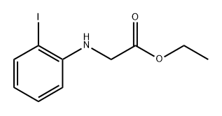 Ethyl (2-iodophenyl)glycinate Structure