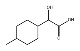 2-Hydroxy-2-(4-methylcyclohexyl)acetic acid Structure