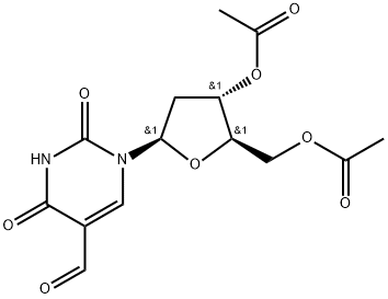 Thymidine, α-oxo-, 3',5'-diacetate Structure