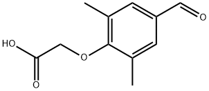 2-(4-formyl-2,6-dimethylphenoxy)acetic acid Structure