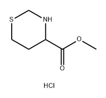 methyl 1,3-thiazinane-4-carboxylate hydrochloride Structure