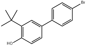 4'-Bromo-3-tert-butylbiphenyl-4-ol Structure