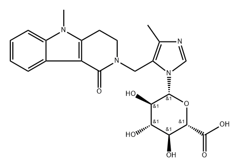 Alosetron N-β-D-Glucuronide Structure