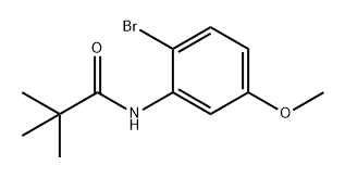 N-(2-bromo-5-methoxyphenyl)-2,2-dimethylpropanamide Structure