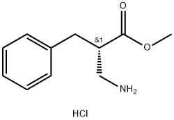 (αS)-α-(AMinoMethyl)-벤젠프로판산메틸에스테르염산염 구조식 이미지