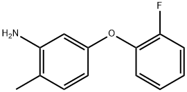 Benzenamine, 5-(2-fluorophenoxy)-2-methyl- Structure