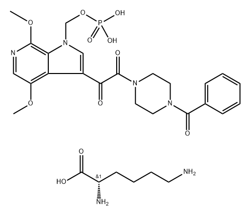 BMS-663749 lysine salt Structure