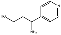 4-Pyridinepropanol, γ-amino- Structure