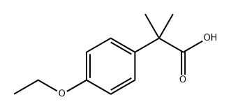2，2-dimethyl-p-ethoxy phenyl acetic acid 2，2-dimethyl-p-ethoxy phenyl acetic acid 구조식 이미지