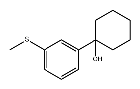 1-(3-(methylthio)phenyl)cyclohexanol Structure