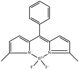 Boron, difluoro[2-methyl-5-[(5-methyl-2H-pyrrol-2-ylidene-κN)phenylmethyl]-1H-pyrrolato-κN]-, (T-4)- Structure