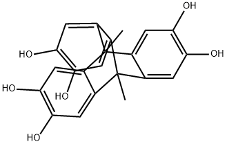 9,10[1',2']-Benzenoanthracene-2,3,6,7,14,15-hexol, 9,10-dihydro-9,10-dimethyl- Structure