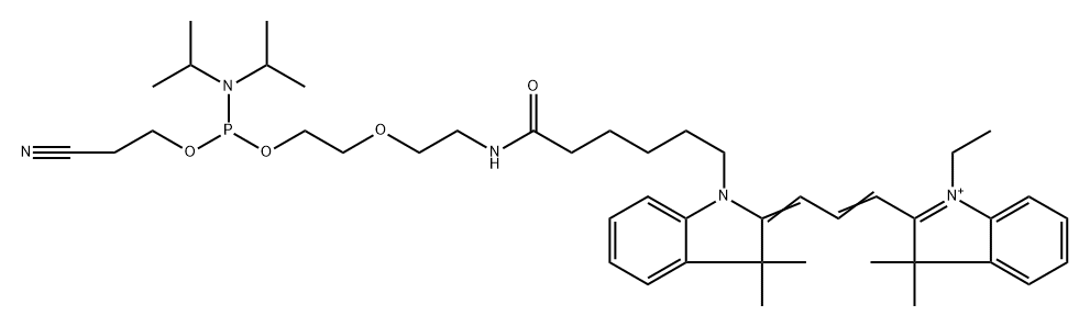 Quasar-570-CE phosphoramidite Structure