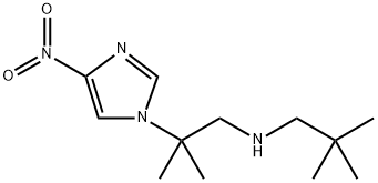 1H-Imidazole-1-ethanamine, N-(2,2-dimethylpropyl)-β,β-dimethyl-4-nitro- Structure